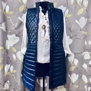 Long Quilted Anorak.